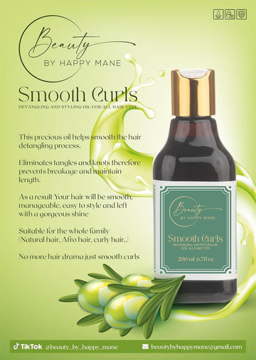 Smooth Curls Rosemary oil Avocado oil Hair Growth